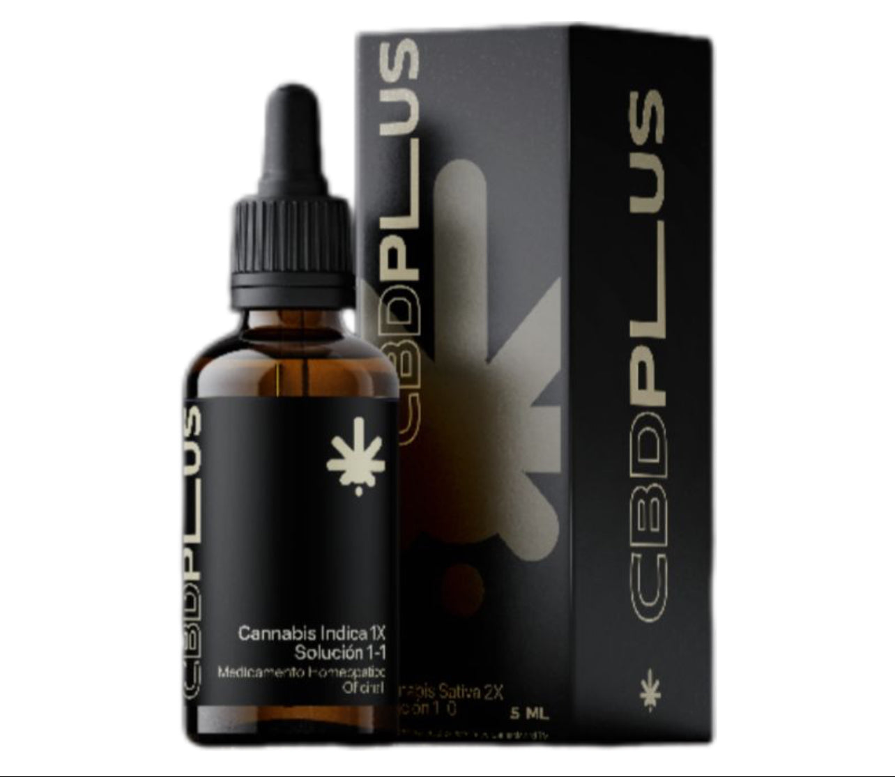CBD 1:1 Plus Black - Cannabis Indica 1x - Cannabisland - Gotas Orales 10ml