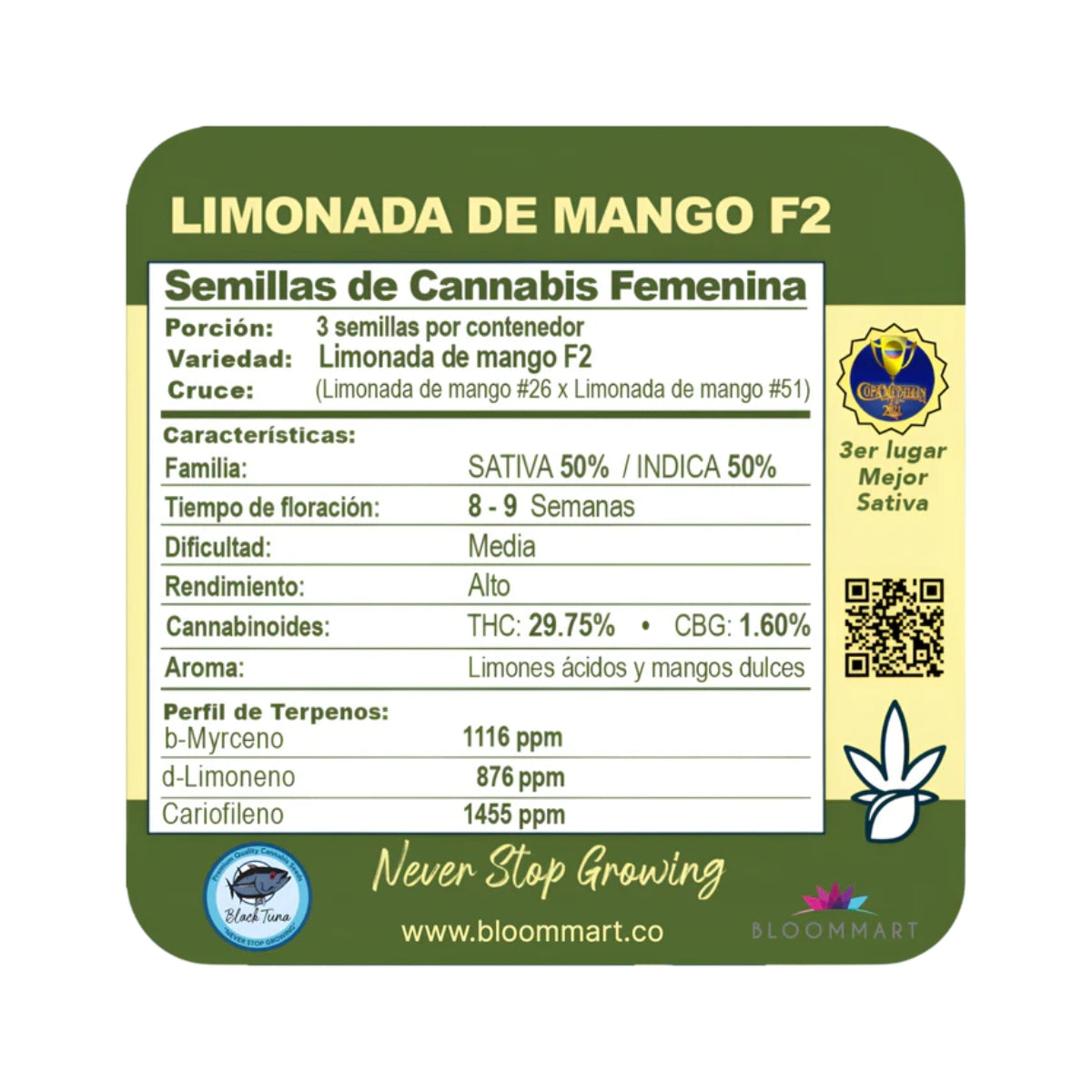 Limonada de mango F2 - Black Tuna