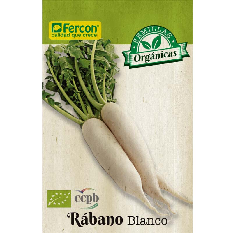 RÁBANO. Blanco - Brassicaceae - Semillas de Fercón