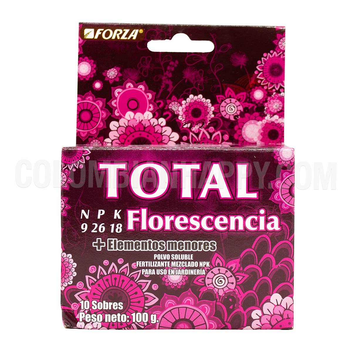 Fertilizante soluble a base de elementos mayores, complementado y balanceado con elementos secundarios y menores que garantiza un desarrollo óptimo de flores, raíces y follaje de la planta.
