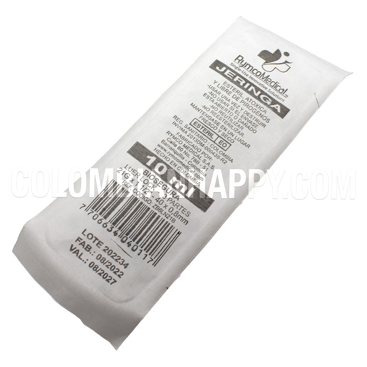 Jeringa Desechable 10 ml