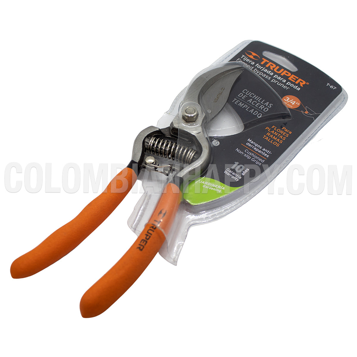 Cuhillas de acero templado Para plantas, flores, ramas y tallos Mangos antiderrapantes 10 años de garantía