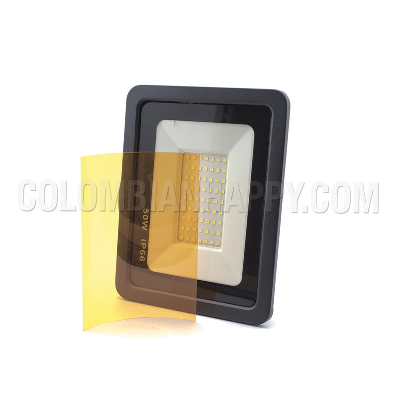 Kit Reflector LED 50W Tableta con filtro para Crecimiento y Floración sin conexión