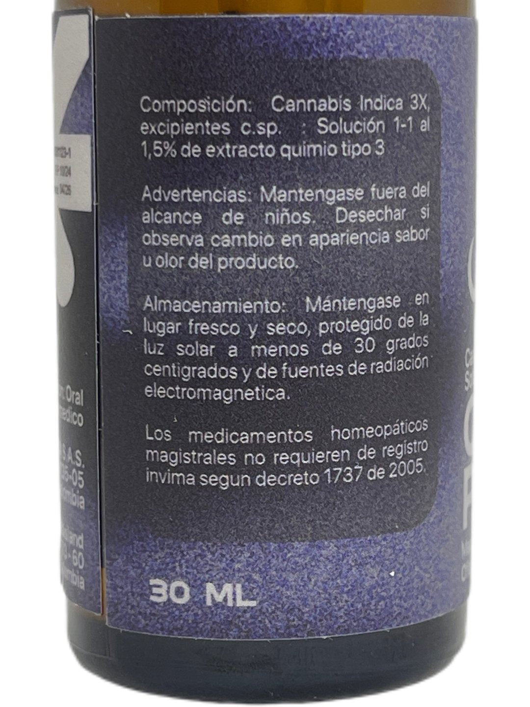 CBD Plus Luna 1:1 - Cannabis Sativa 3X - Cannabisland - Gotas Orales 30ml