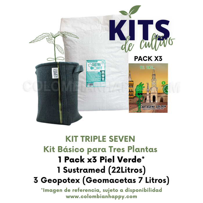 Kit Triple Seven Piel Verde
