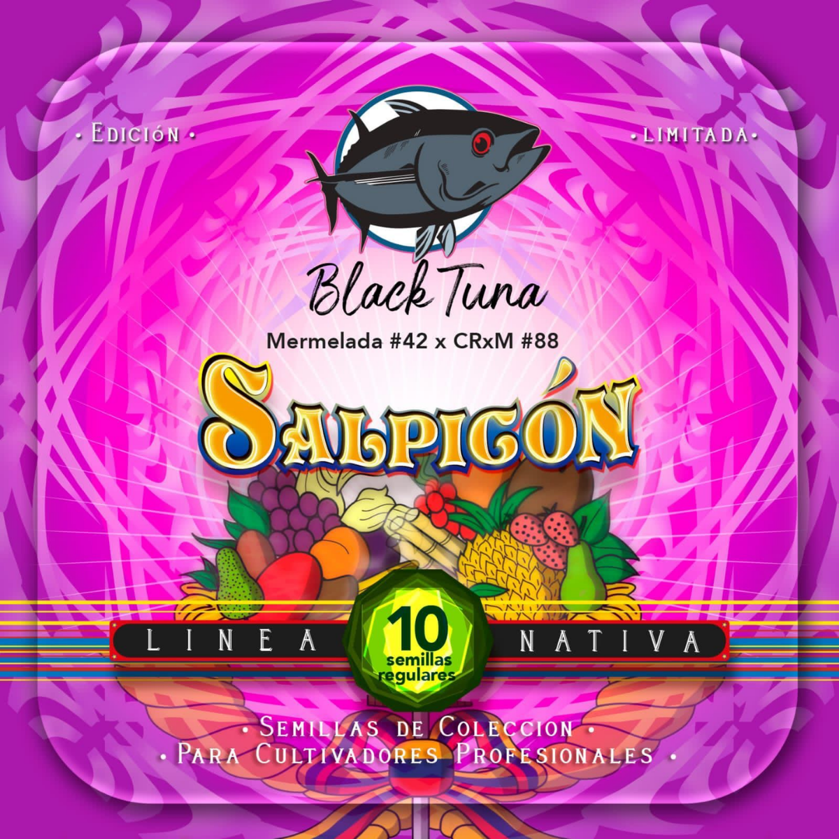 Salpicón Regular - Black Tuna - Pack x 10