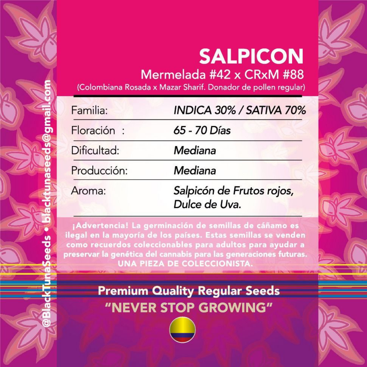 Salpicón Regular - Black Tuna - Pack x 10