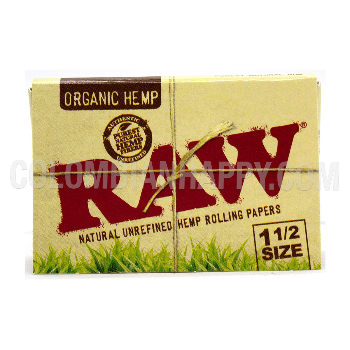 Papel RAW Organic Hemp Size 1½ (Un Medio) 60mm