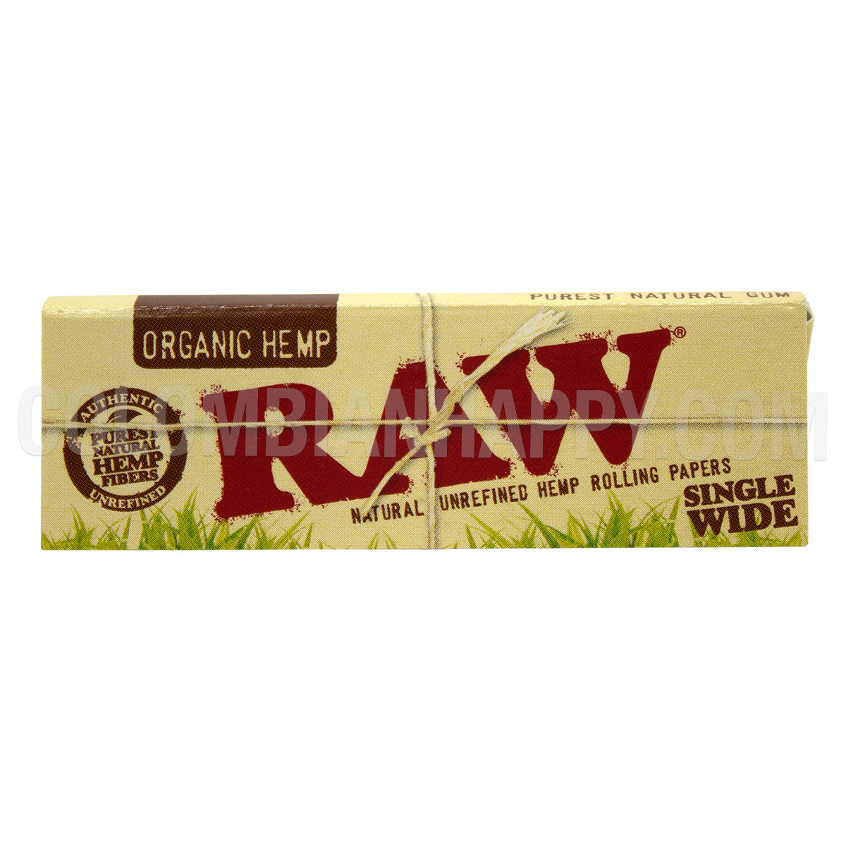 Papel Raw Organic Hemp Single Wide 70mm 50 hojas