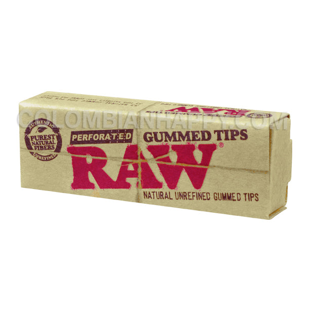 RAW Perforate Gummed tips - Filtros engomados y troquelados x33