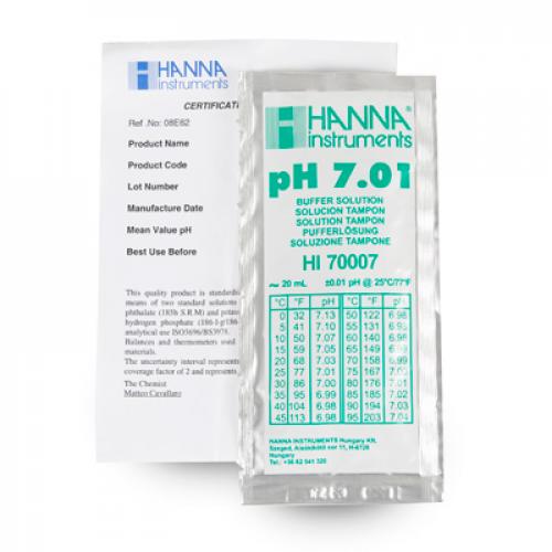 Solución de calibración PH 7.01 Hanna 70007P (20 ml)