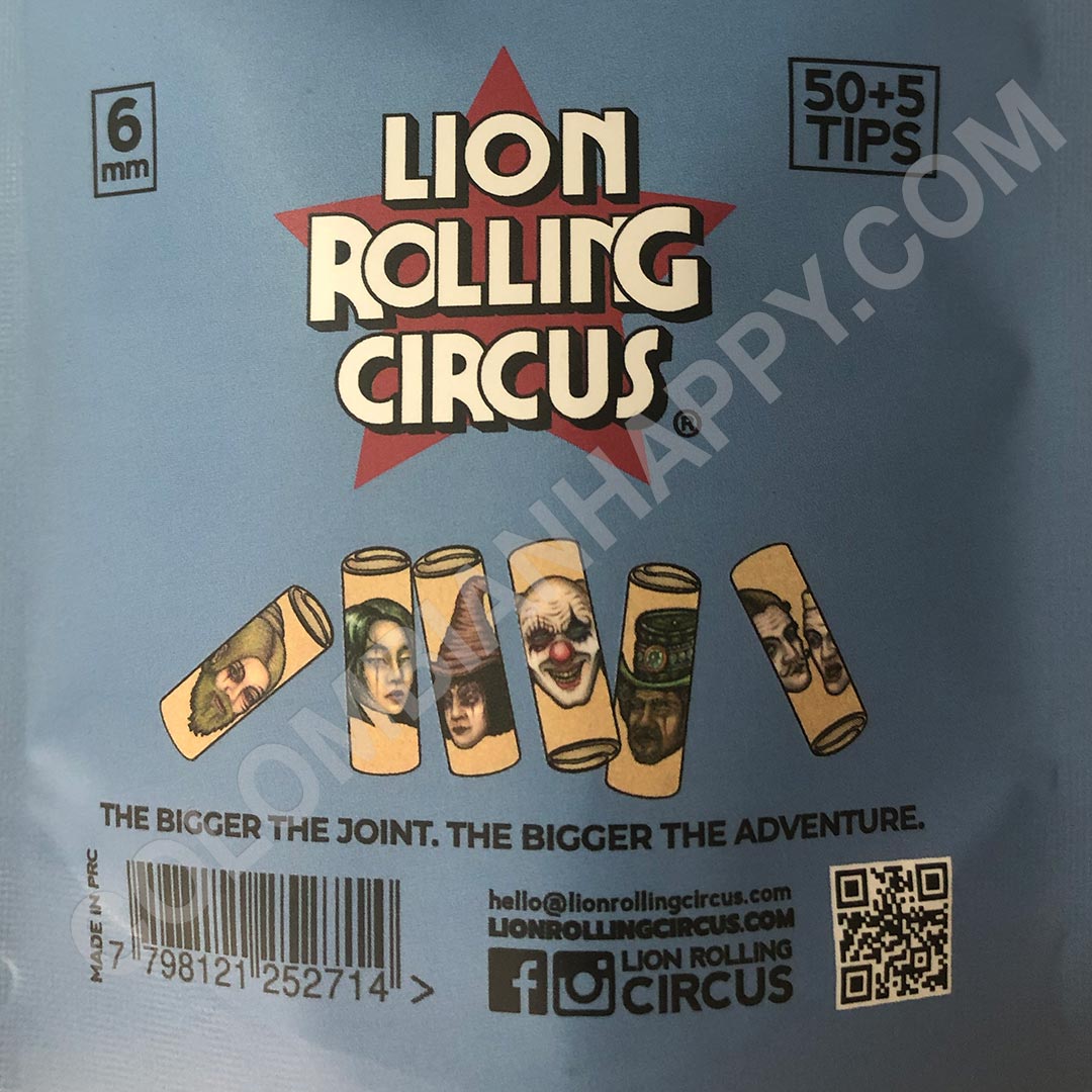 Tips pre rolled unbleached - Filtros pre enrollados Lion rolling circus