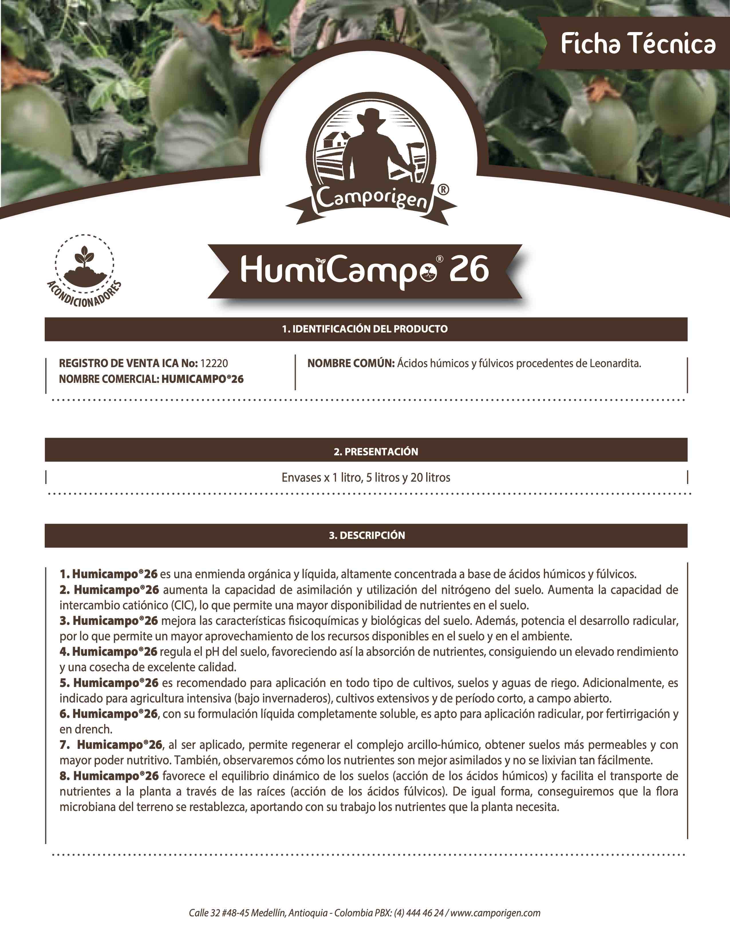 HumiCampo 26 Camporigen
