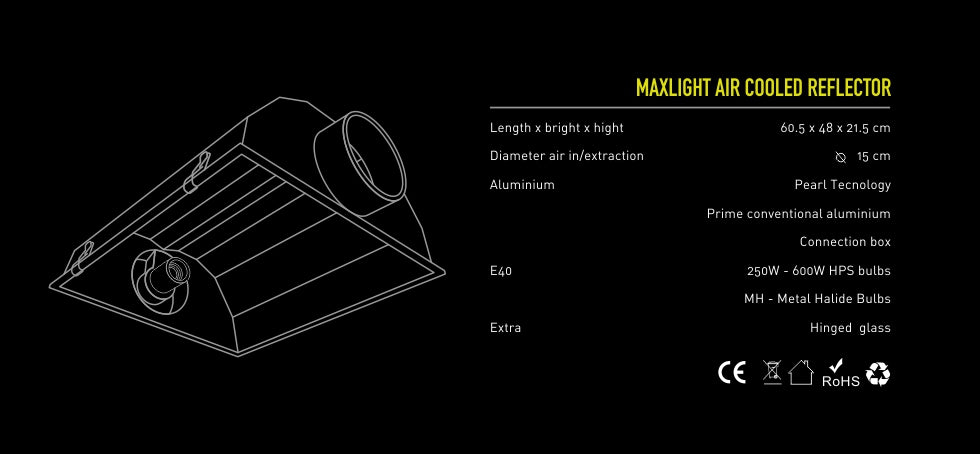 Reflector para lampara de sodio MAXLIGHT - RESERVA
