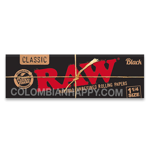 Papel Raw Black Classic 1¼ (76mm)
