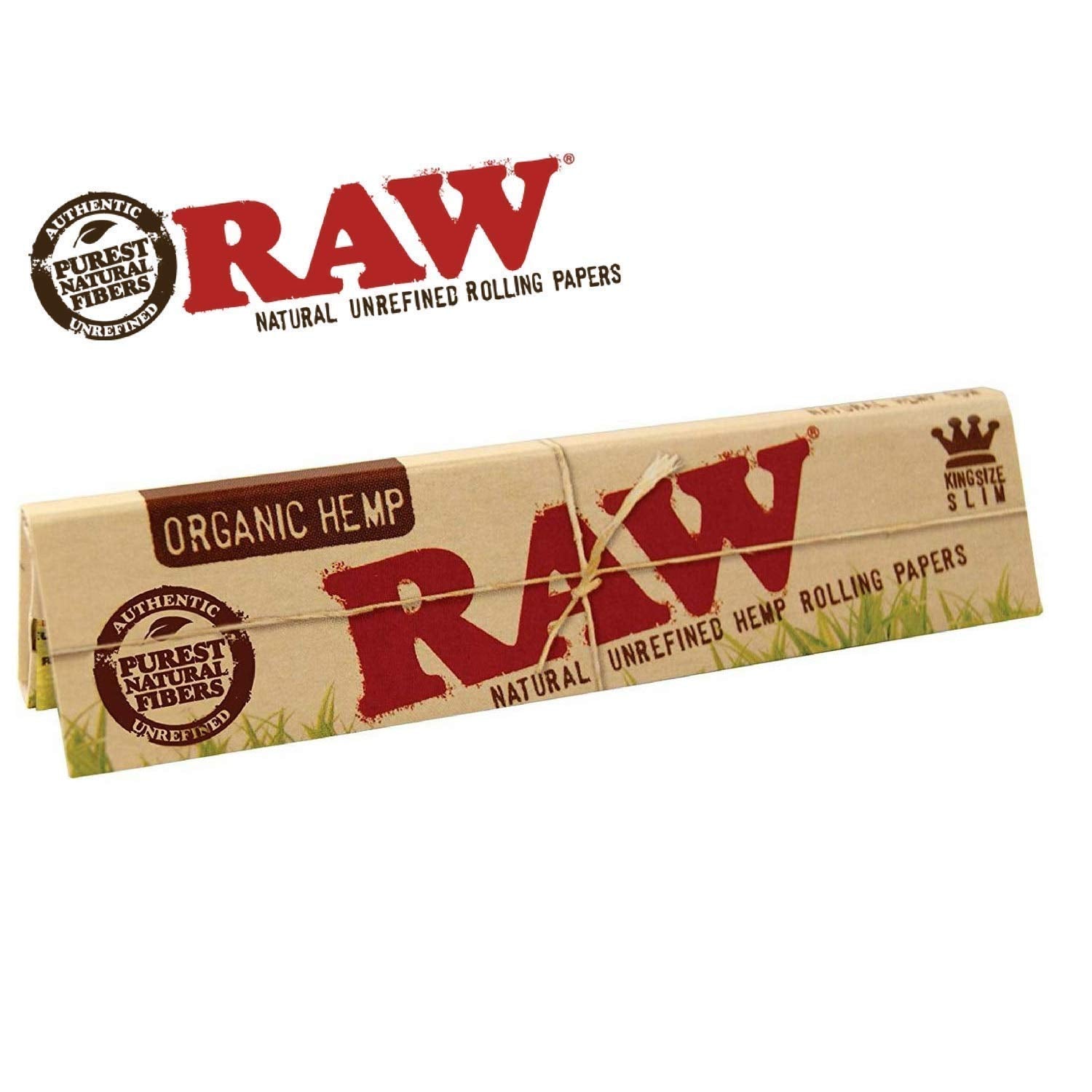 Papel RAW Organic Hemp KingSize Slim 110mm - Cáñamo