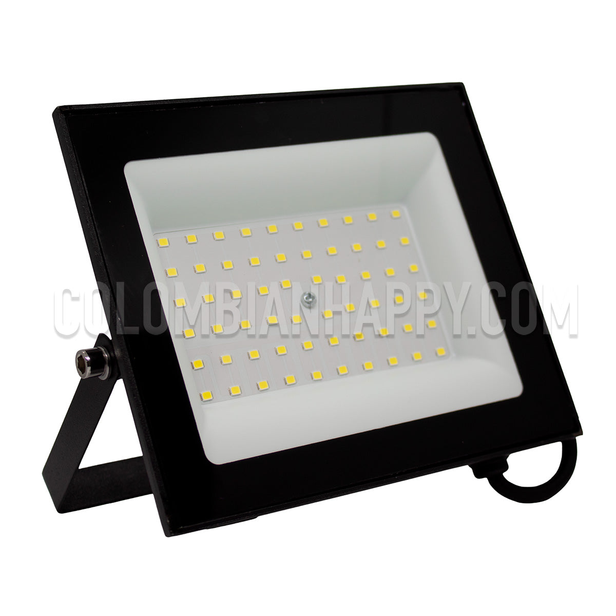 Reflector LED Tableta 100W luz blanca 6500K  IP: 65 Uso exterior  20.000 horas de vida  6500K Luz blanca  Voltaje: 100-265VAC  Flujo Luminoso: 8000 Im  índice de color: >80  ºC Máxima de trabajo -20ºC - 50ºC