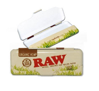 Estuche Metálico Raw Organic Paper Case  1 1/4 Raw